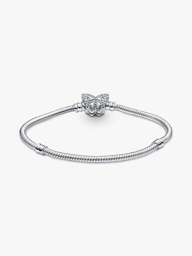 Pandora Moments Slangekædearmbånd med Sommerfuglelås