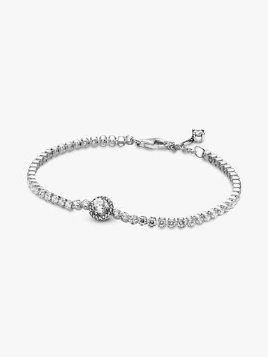 Funklende Halo Tennisarmbånd