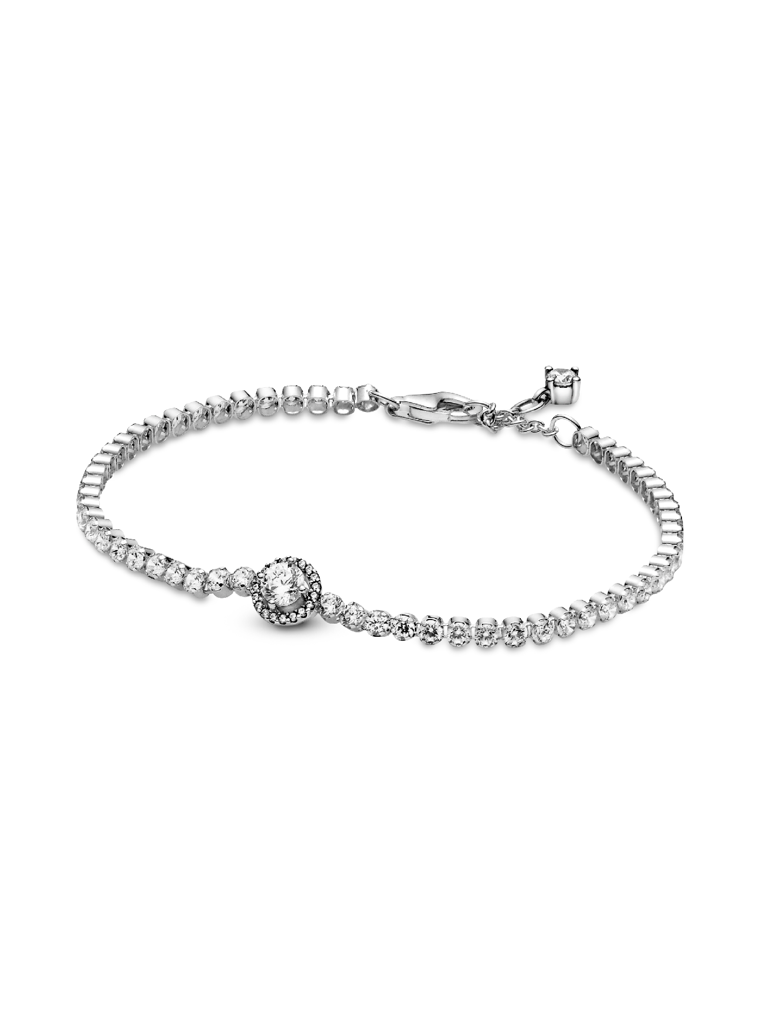Funklende Halo Tennisarmbånd