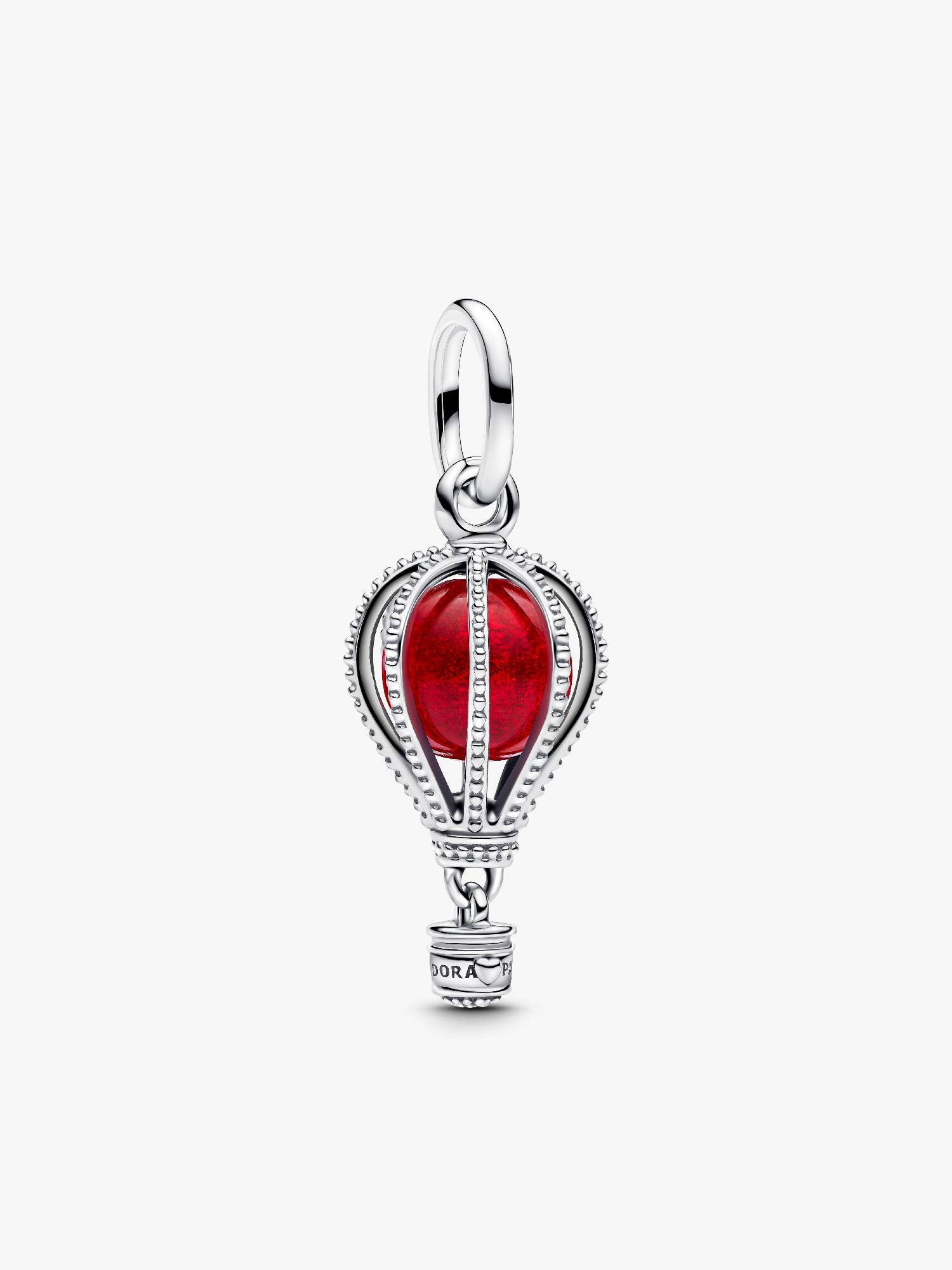 Varmluftballon Muranoglas Charm med vedhæng