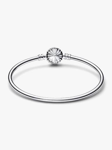 Pandora Moments Armring med Funklende Snefnuglås