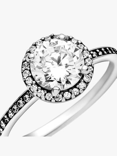 Rund Funklende Ring