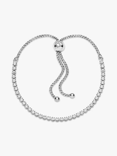 Funklende Slider Tennisarmbånd