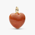 Orange Buttet Hjerte Charm med vedhæng Orange Buttet Hjerte Charm med vedhæng