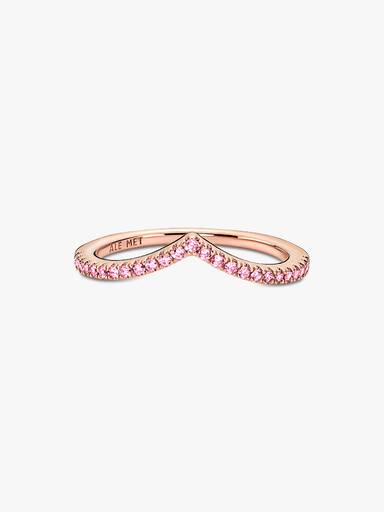 Pandora Timeless Wish Funklende Rosa Ring