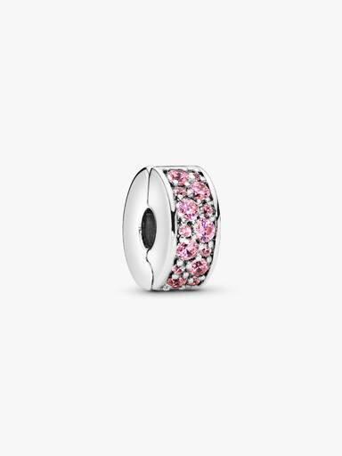Pink Pavé Klemmeledscharm