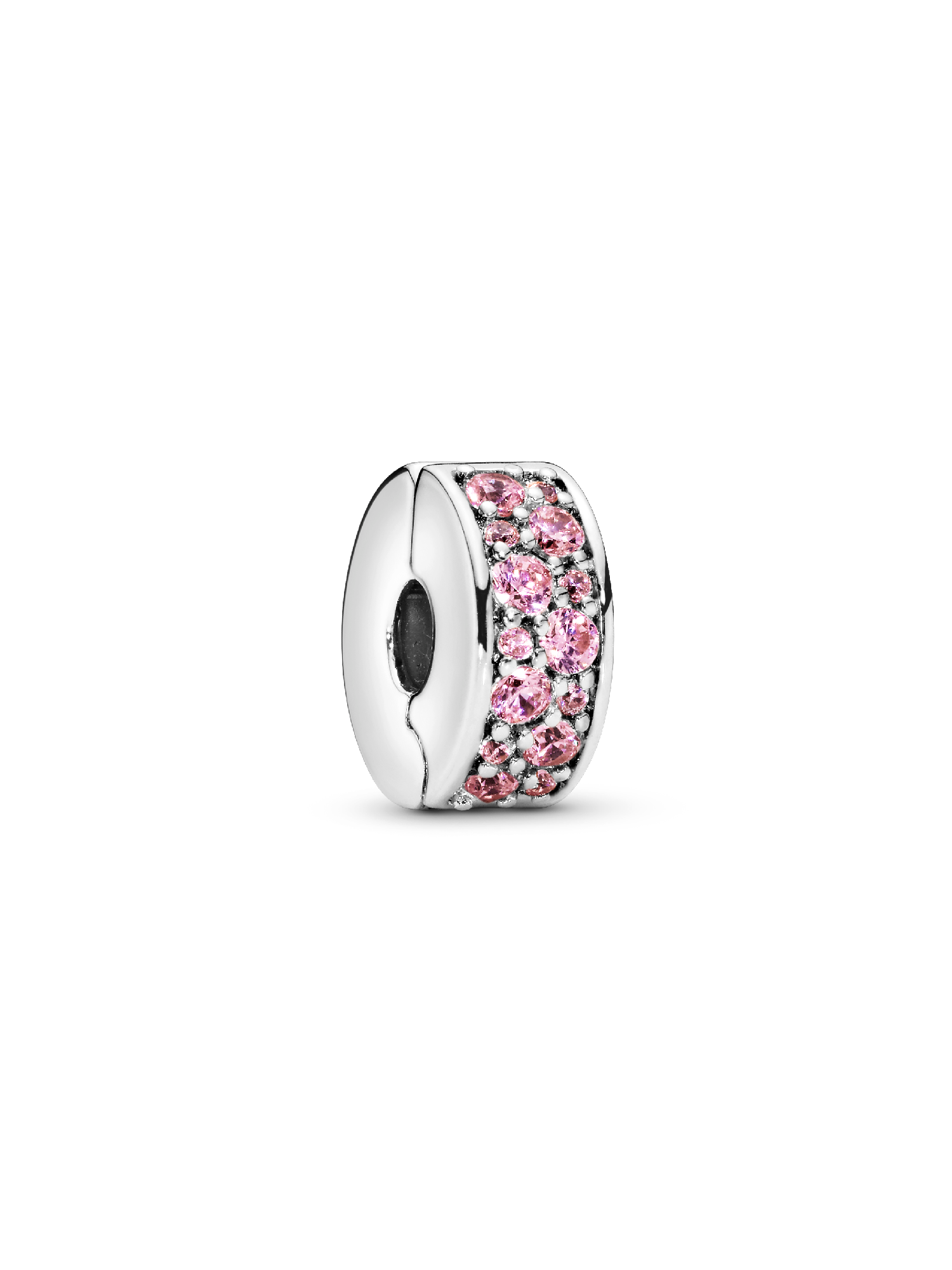 Pink Pavé Klemmeledscharm