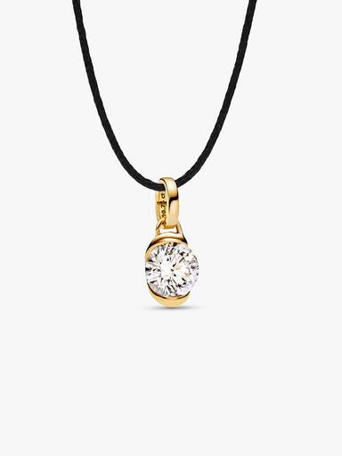 Pandora Talisman uendelighedsvedhæng i 14 kt. guld med laboratorieskabt diamant