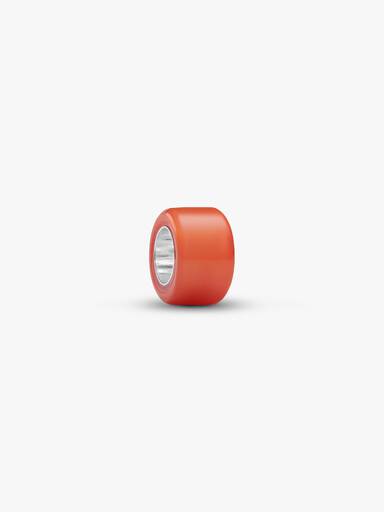 Orange Muranoglas Minicharm
