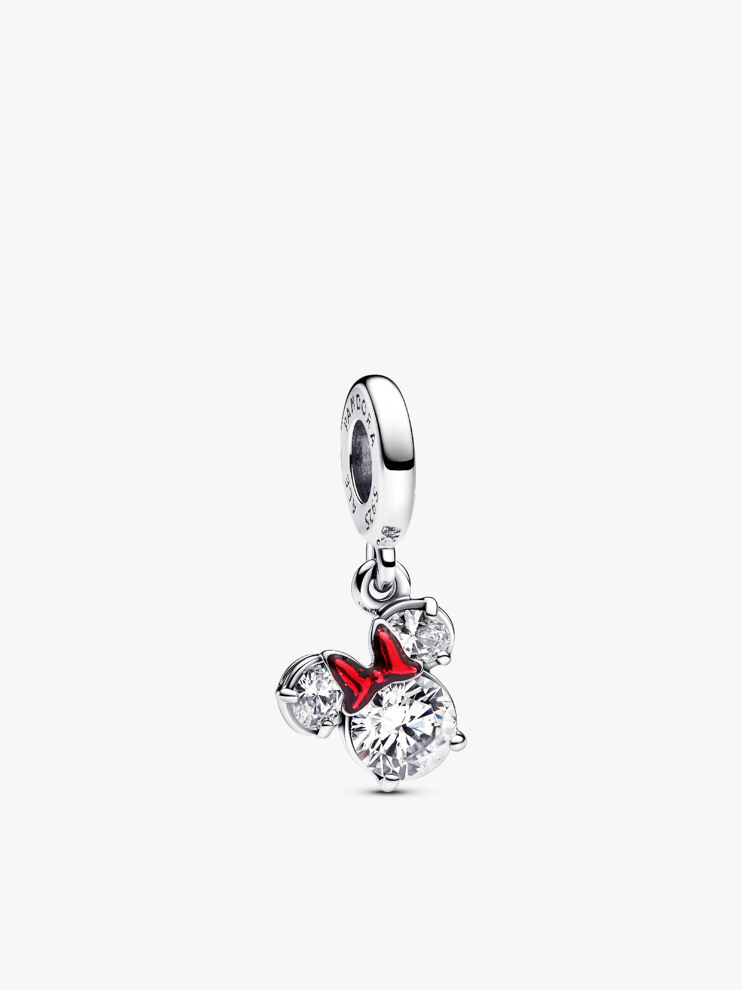 Disney Minnie Mouse Silhuet Charm med Vedhæng
