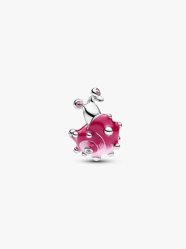 Pink Snegl Charm