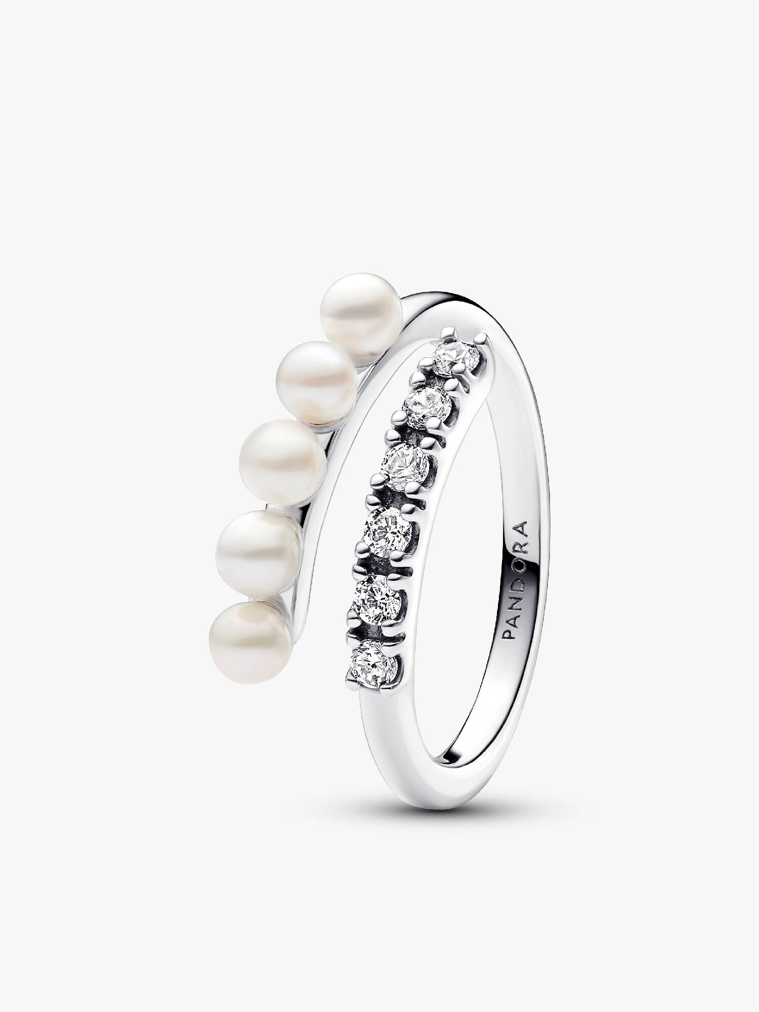 Behandlede Ferskvandskulturperler og Pavé Åben Ring