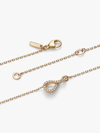 Pandora Infinite Pavé Halskæde med vedhæng og laboratorieskabt diamant