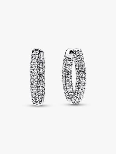 Pandora Timeless Pavé Enkeltrække Creoler