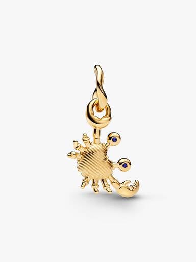 Krabbe Charm med Vedhæng