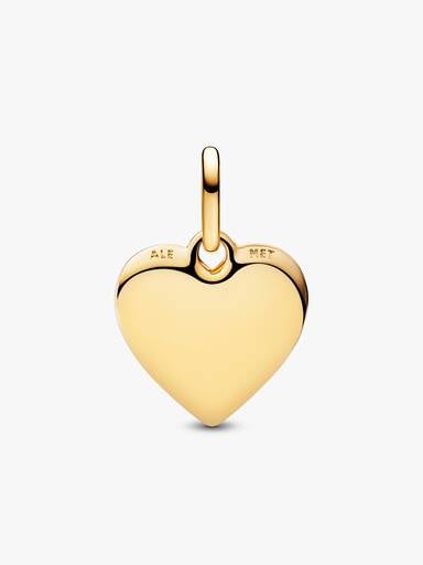 Ingraverbart Hjerte Medaljoncharm