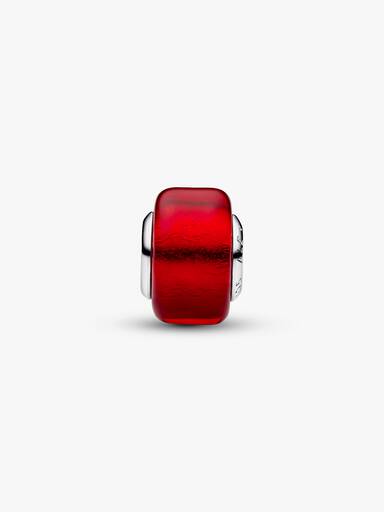 Rødt Muranoglas Charm