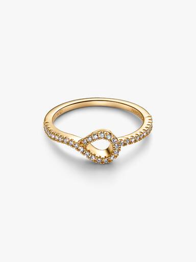 Pandora Infinite Pavé Ring med laboratorieskabt diamant