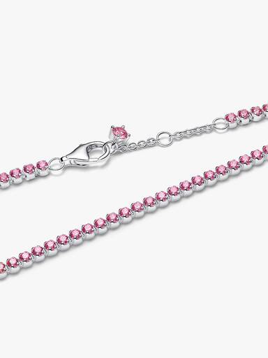 Lille Pink Tennisarmbånd