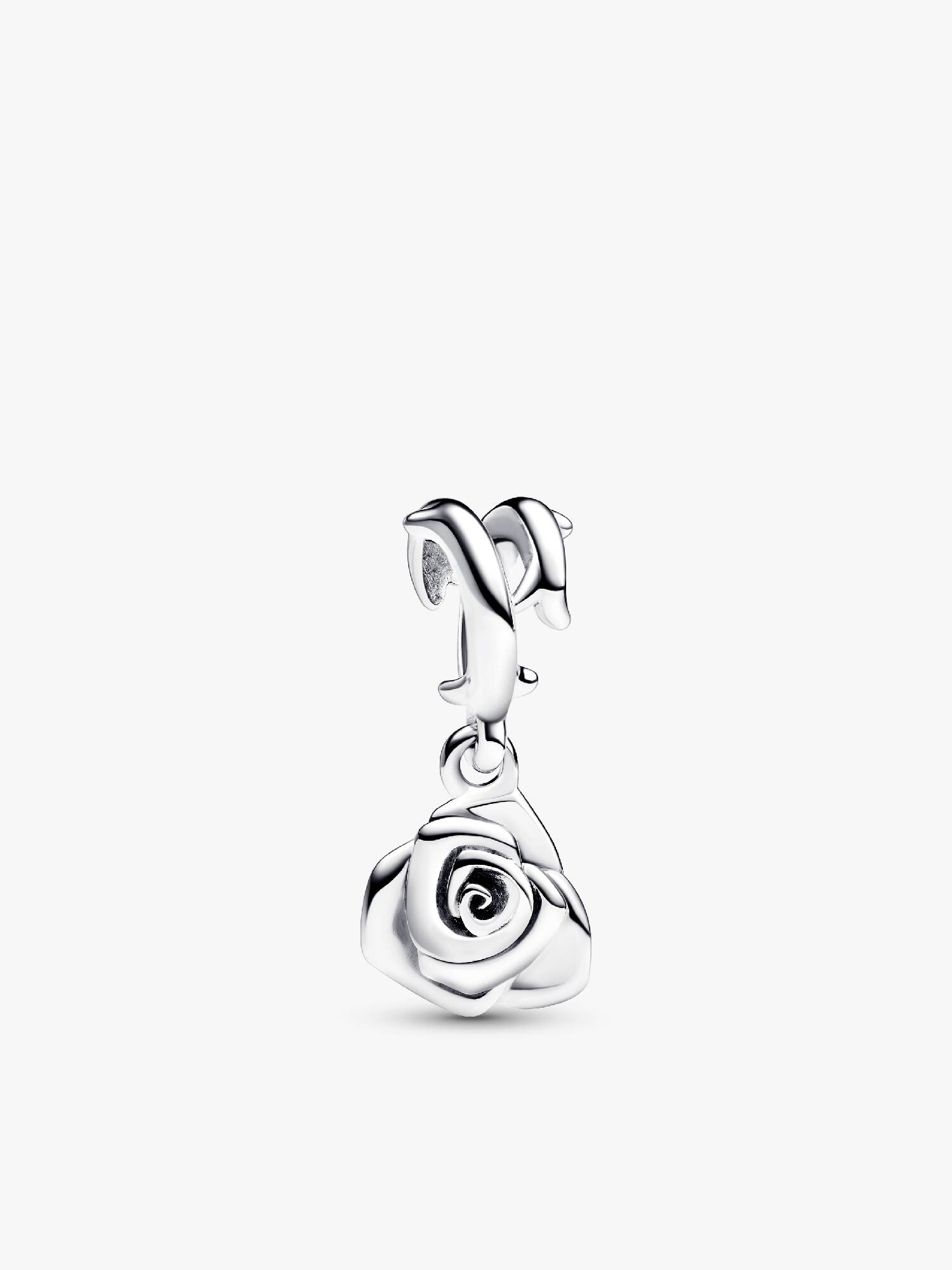 Rose-i-Blomst Charm med vedhæng