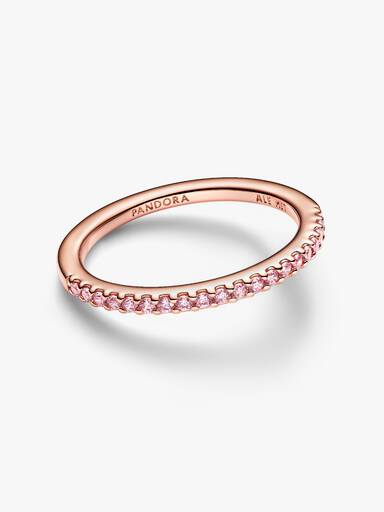 Funklende Pink Båndring