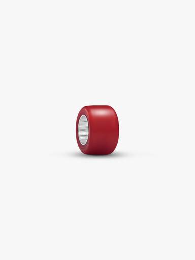 Rødt Muranoglas Minicharm