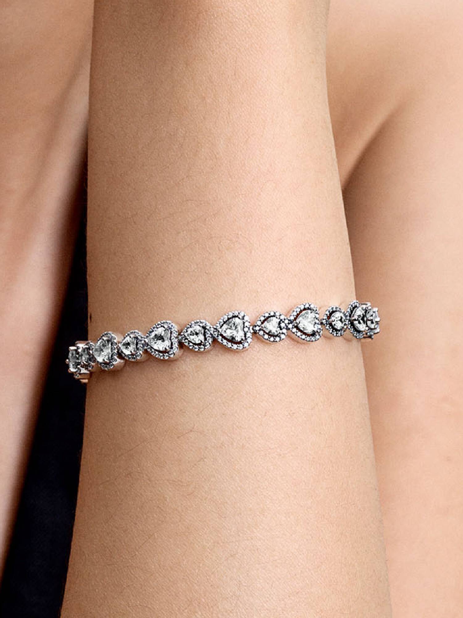 Halo Hjerter Armbånd