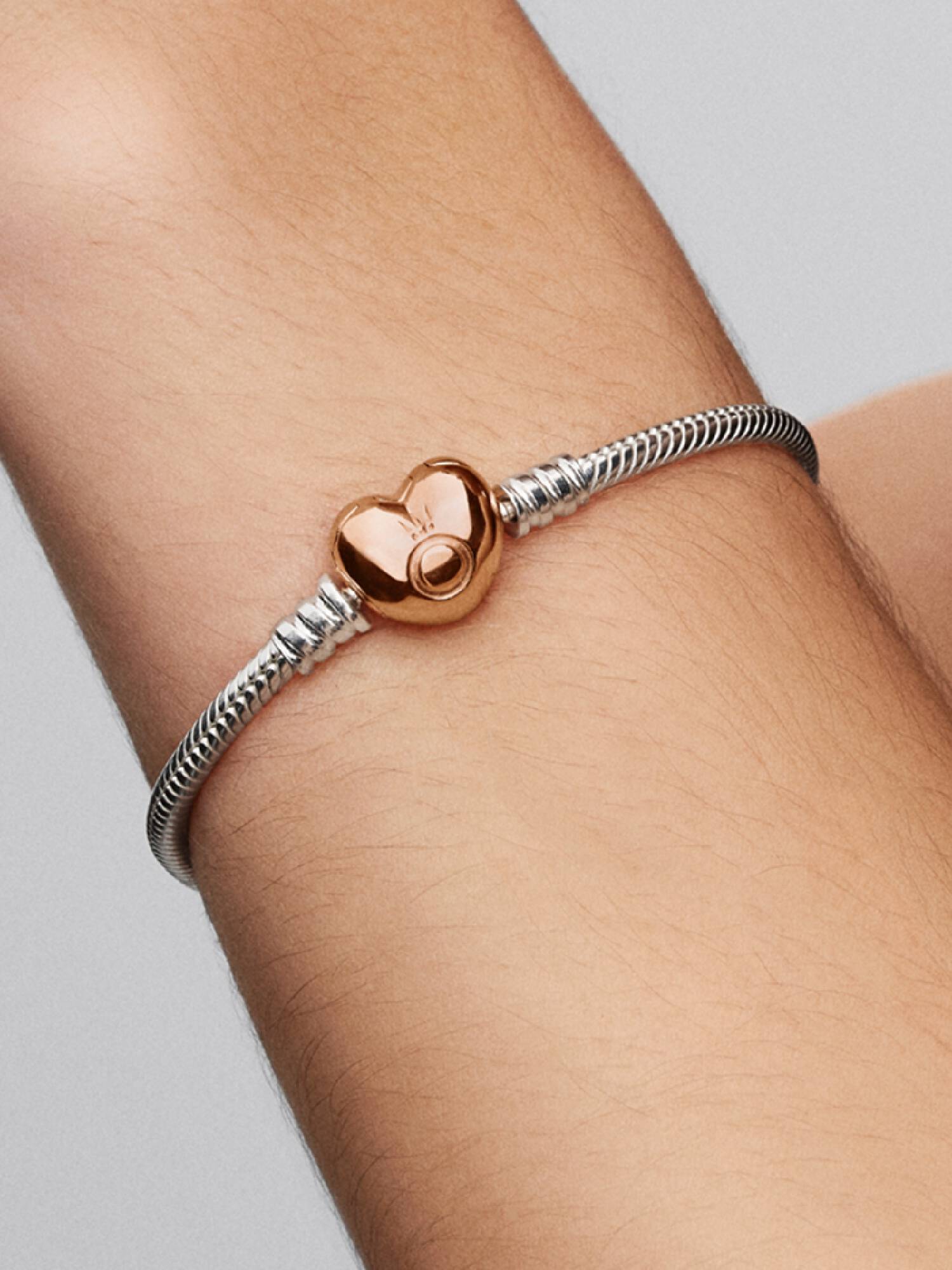 Moments Hjerte- & Slangekæde Armbånd