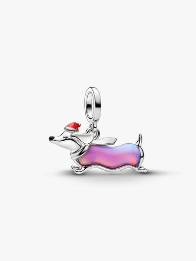 Jul Gravhund Charm med vedhæng