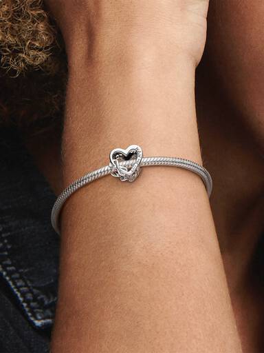 Love You Mum Uendelighedshjerte Charm