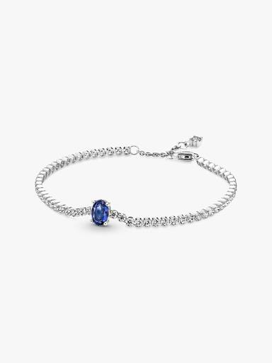 Funklende Pavé Tennisarmbånd