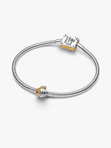 Disney Princess Ariel Muslingeskal Laboratorieskabt Diamant To-tonet Charm