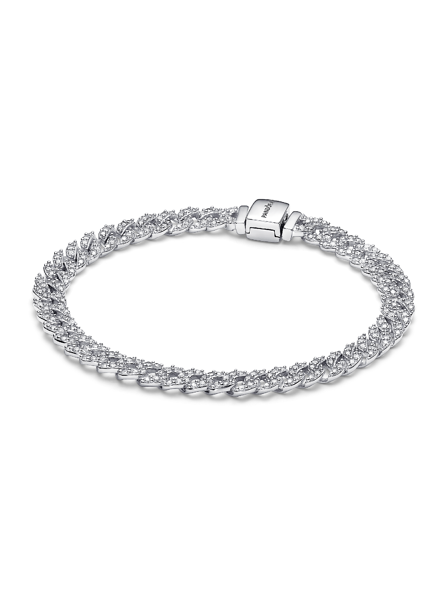 Pandora Timeless Pavé Cubansk Kædearmbånd