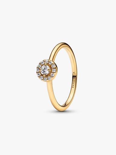 Rund Pavé Halo Ring
