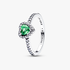 Fremhævet Mintgrøn Hjerte Ring Fremhævet Mintgrøn Hjerte Ring