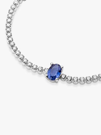 Funklende Pavé Tennisarmbånd