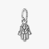 Beskyttende Hamsa Hånd Charm med vedhæng Beskyttende Hamsa Hånd Charm med vedhæng